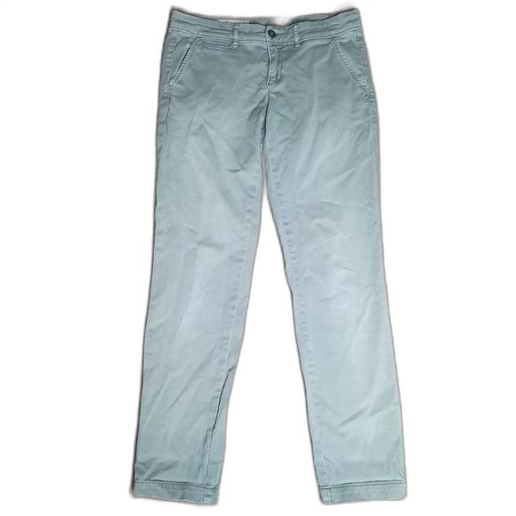 Pilcro and the Letterpress Anthro Light Green Low Rise Boyfriend Jeans Size 26 - Picture 1 of 5